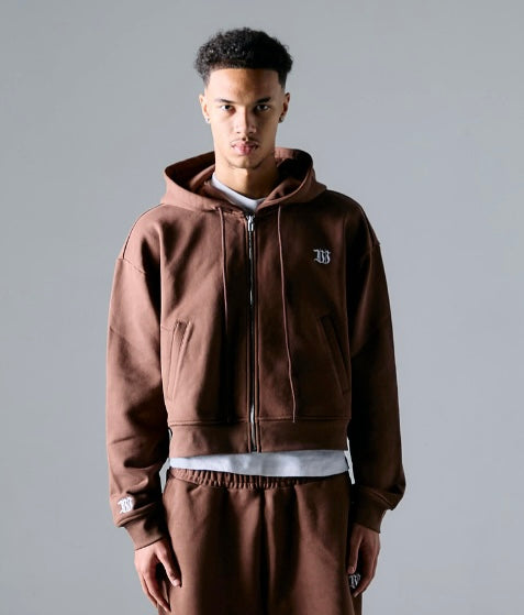 Boxy Brown Zipper