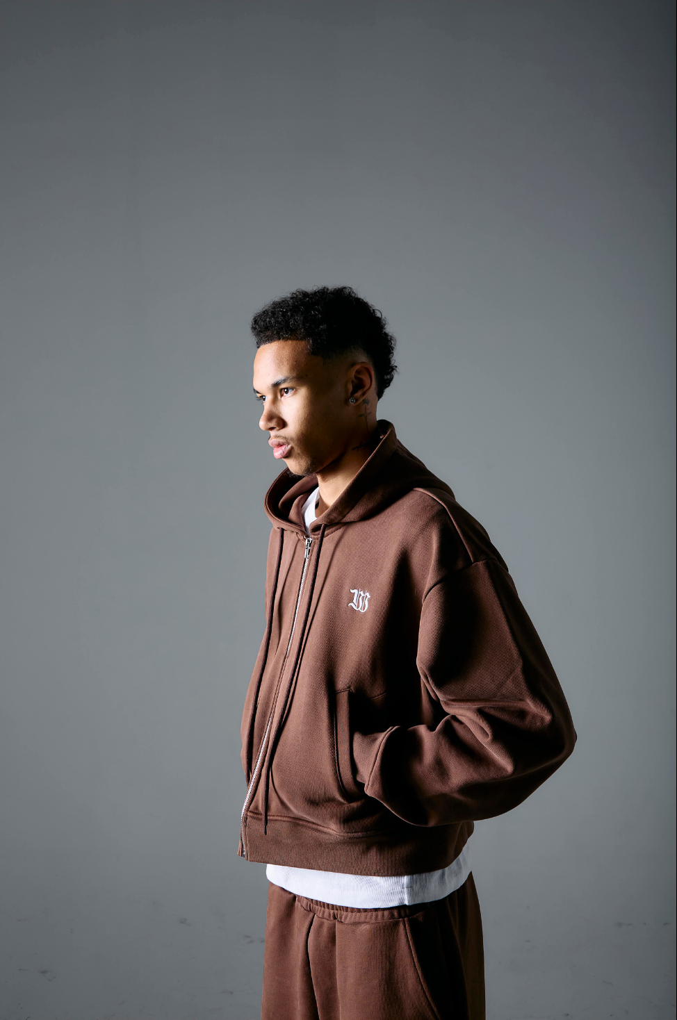 Boxy Brown Zipper