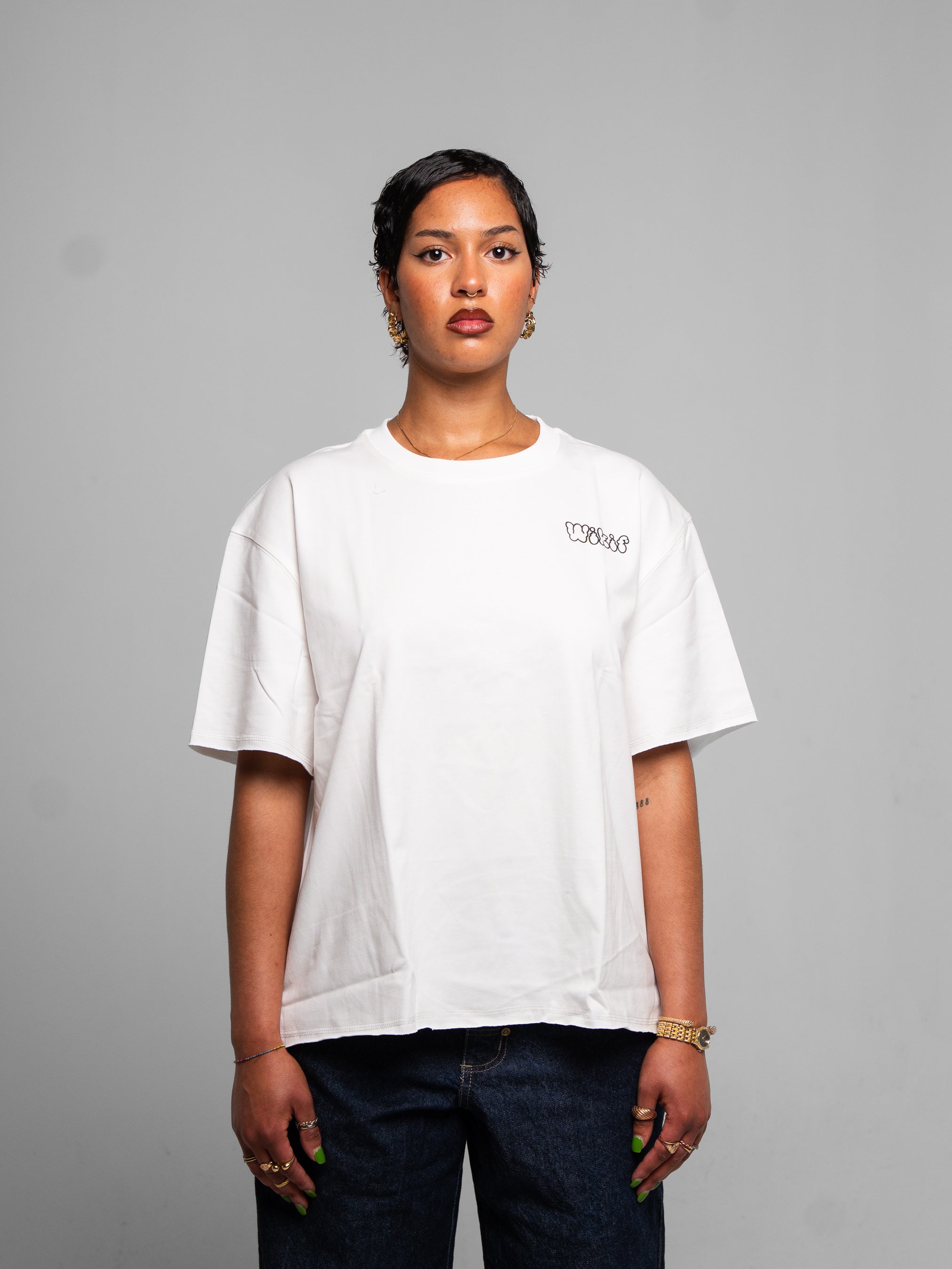 T-shirt Boxy Smoke Life