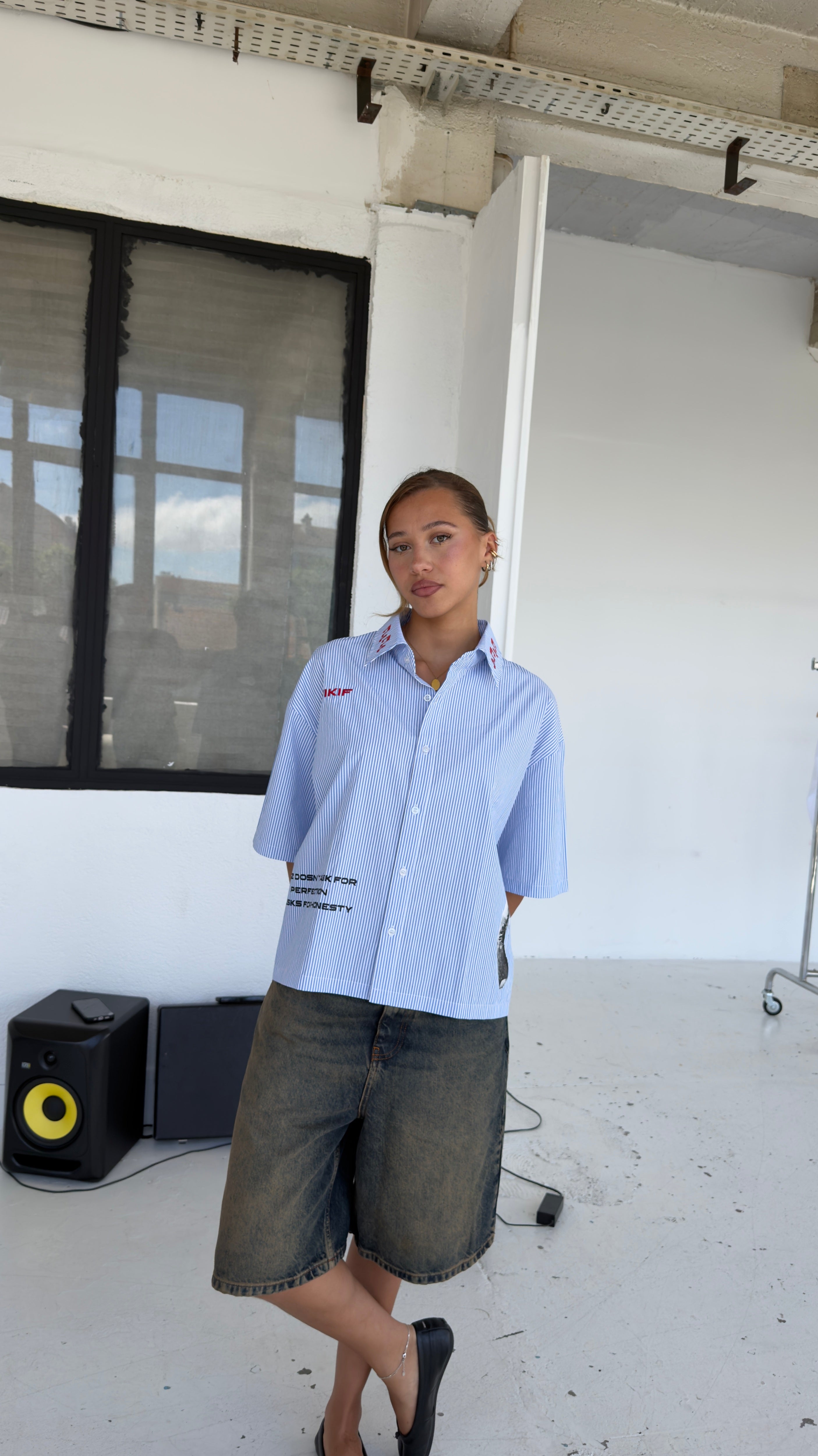Blue Boxy shirt