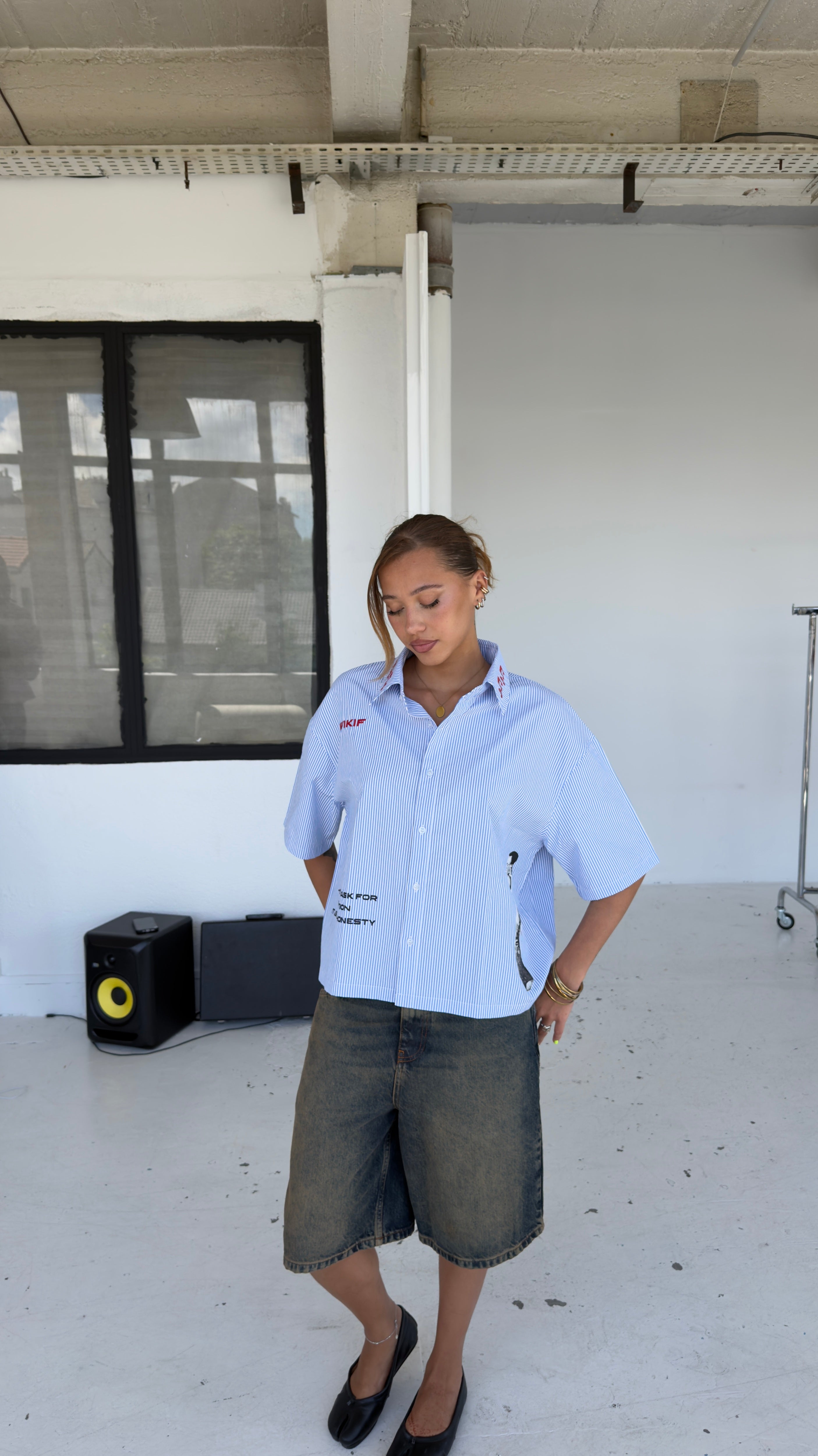 Blue Boxy shirt