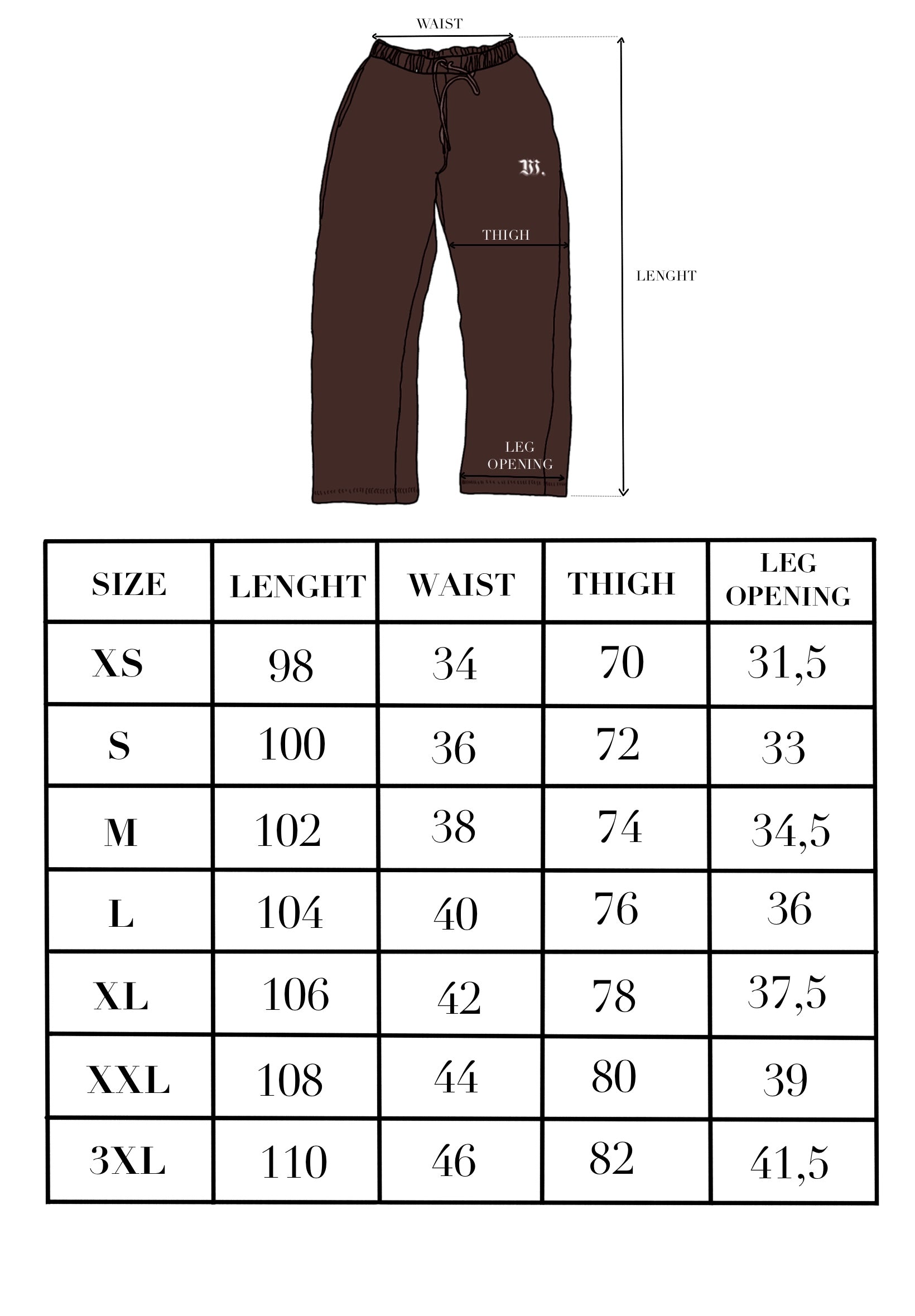 Oversize Brown Trousers