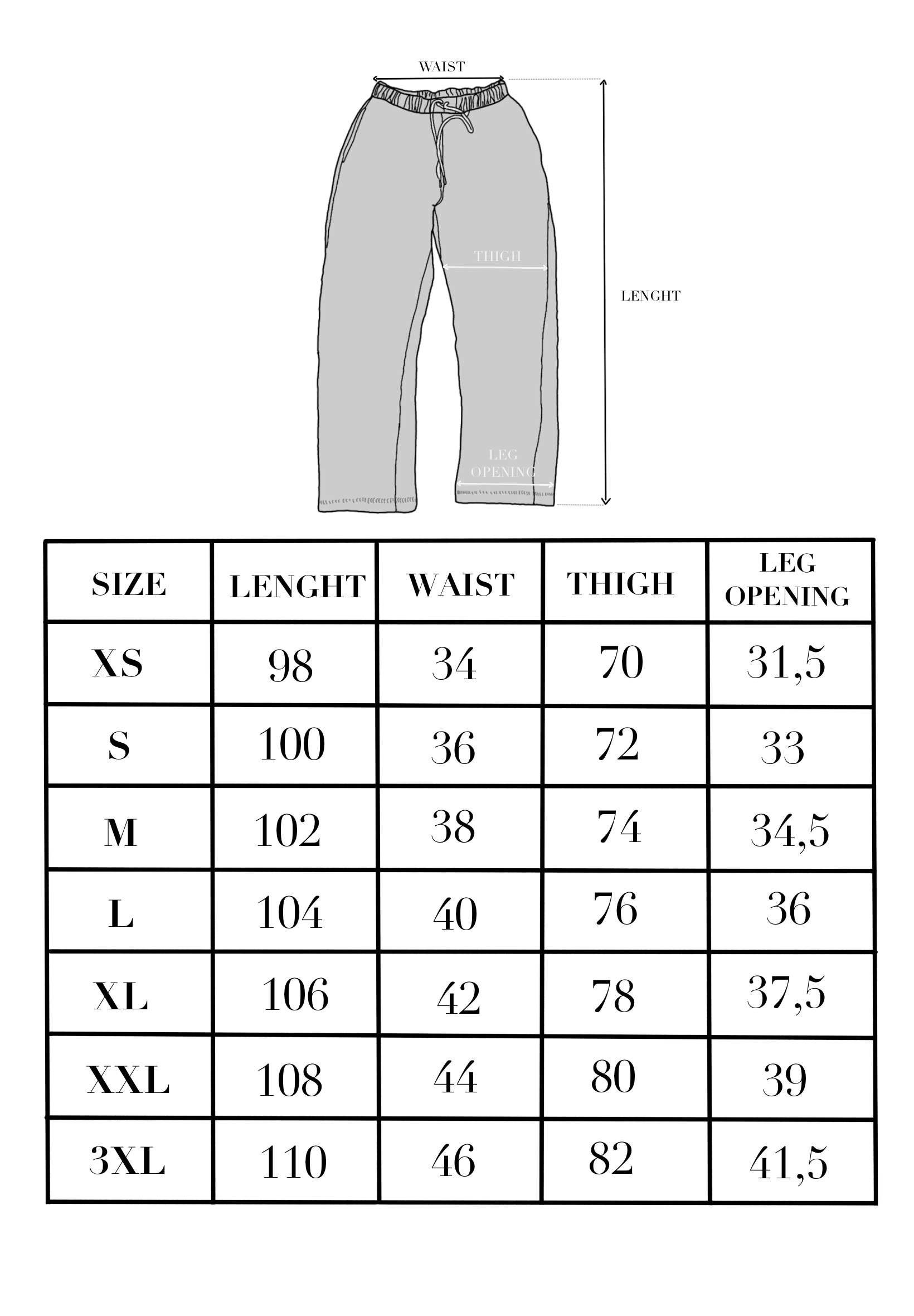 Oversize Grey Trousers
