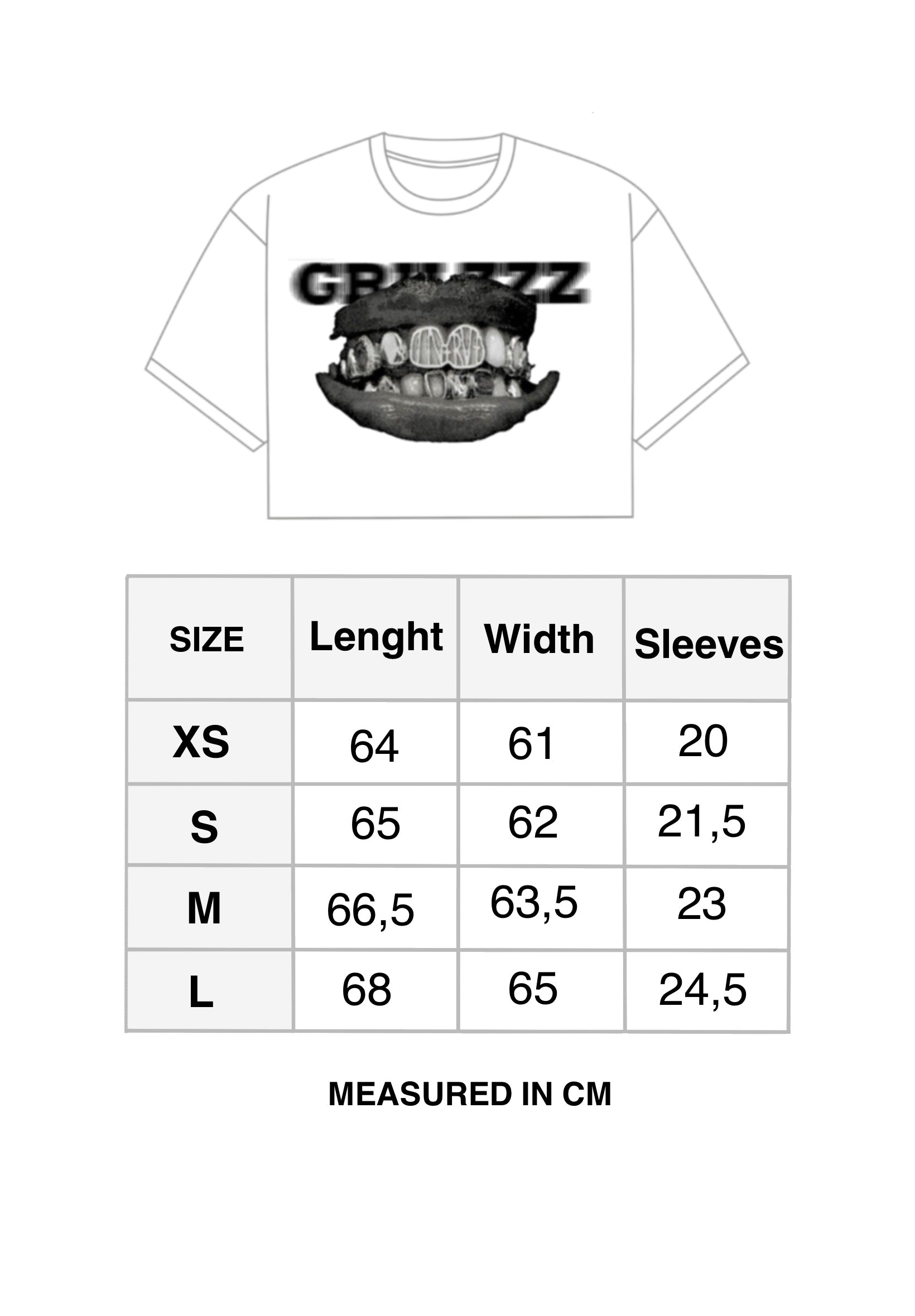 T-shirt Boxy Grilzzz
